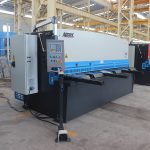 हाइड्रोलिक धातु प्लेट स्विंग बीम कलरिंग मिसिन